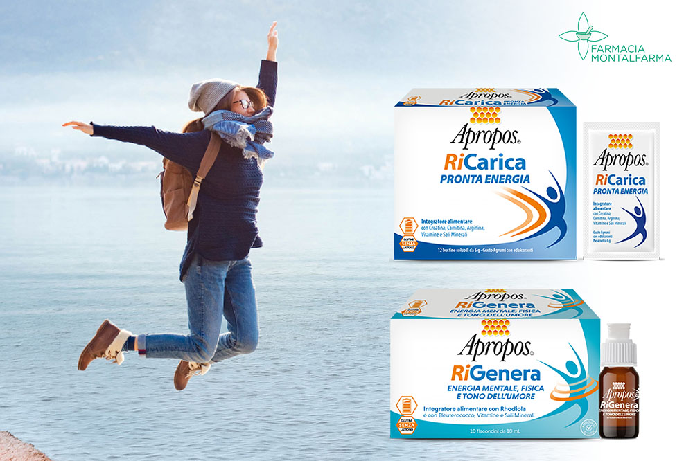 Stanchezza dopo l’influenza? Scopri Apropos RiGenera e RiCarica da Montalfarma al Parco Corolla