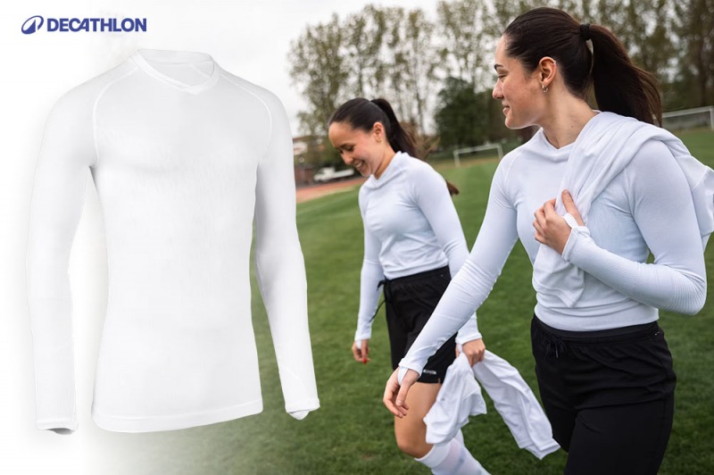 Gioca al top anche con il freddo: la maglia termica scelta da Decathlon Milazzo