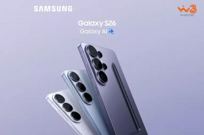Offerta WindTre con Galaxy S26 e 5G illimitato